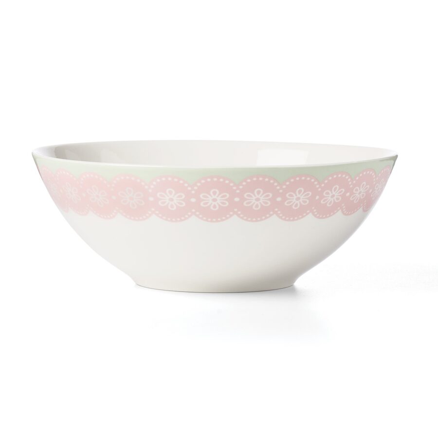 Bunny Floral Serving Bowl